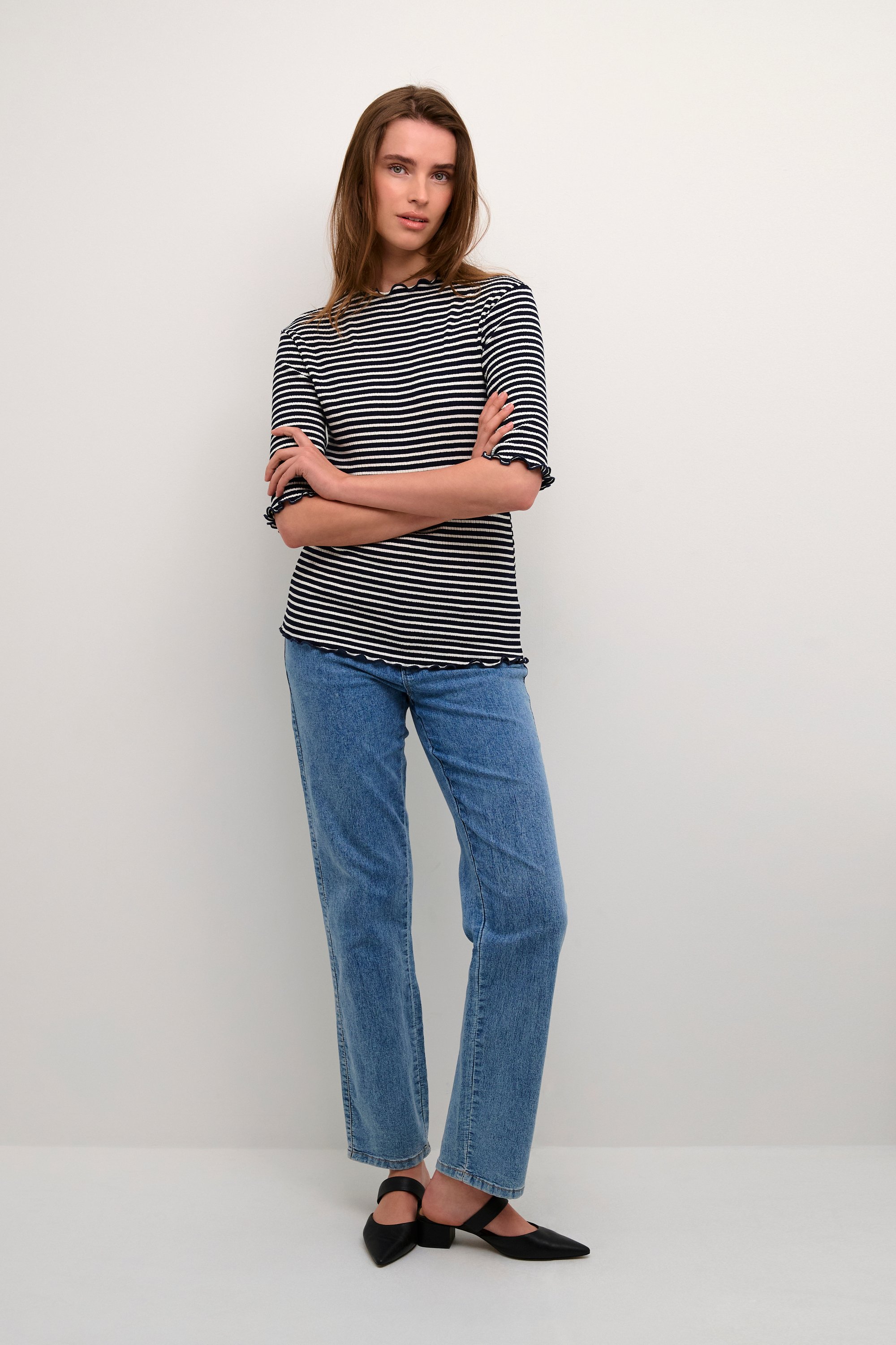 T-shirt Slim fit dark blue