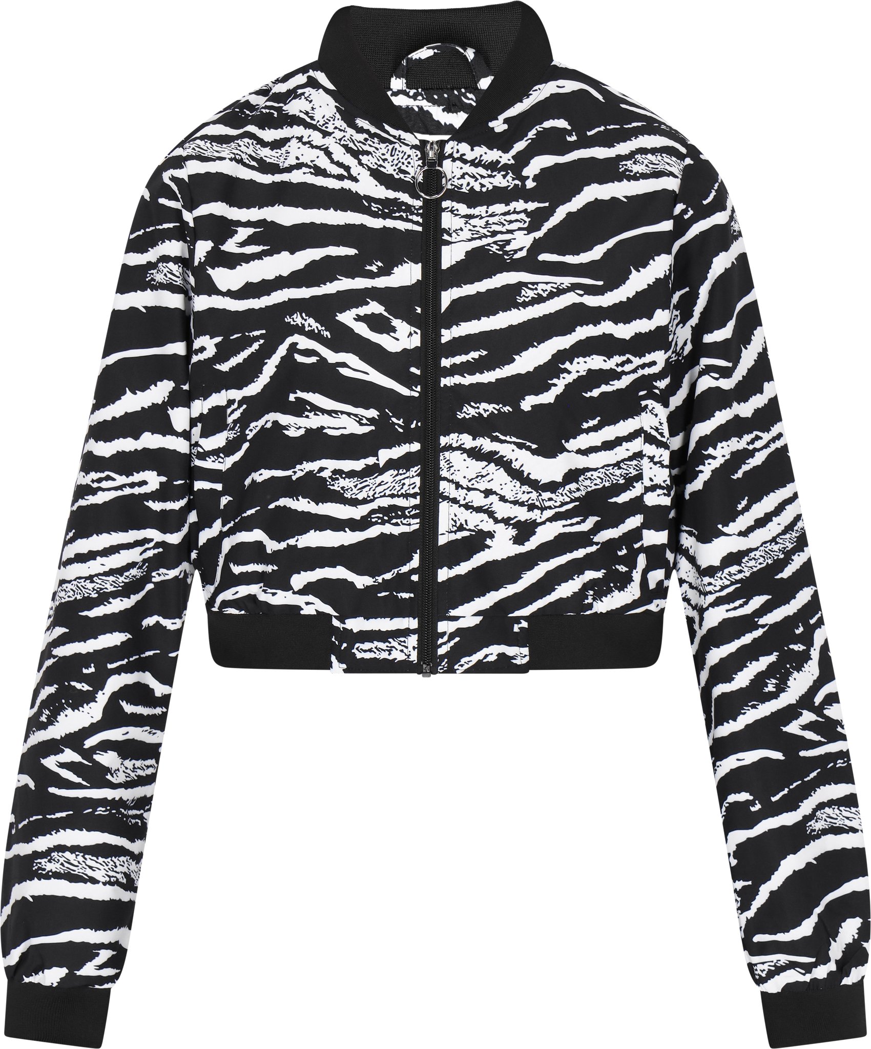 Mymo Jacke Frauen schwarz-weiß