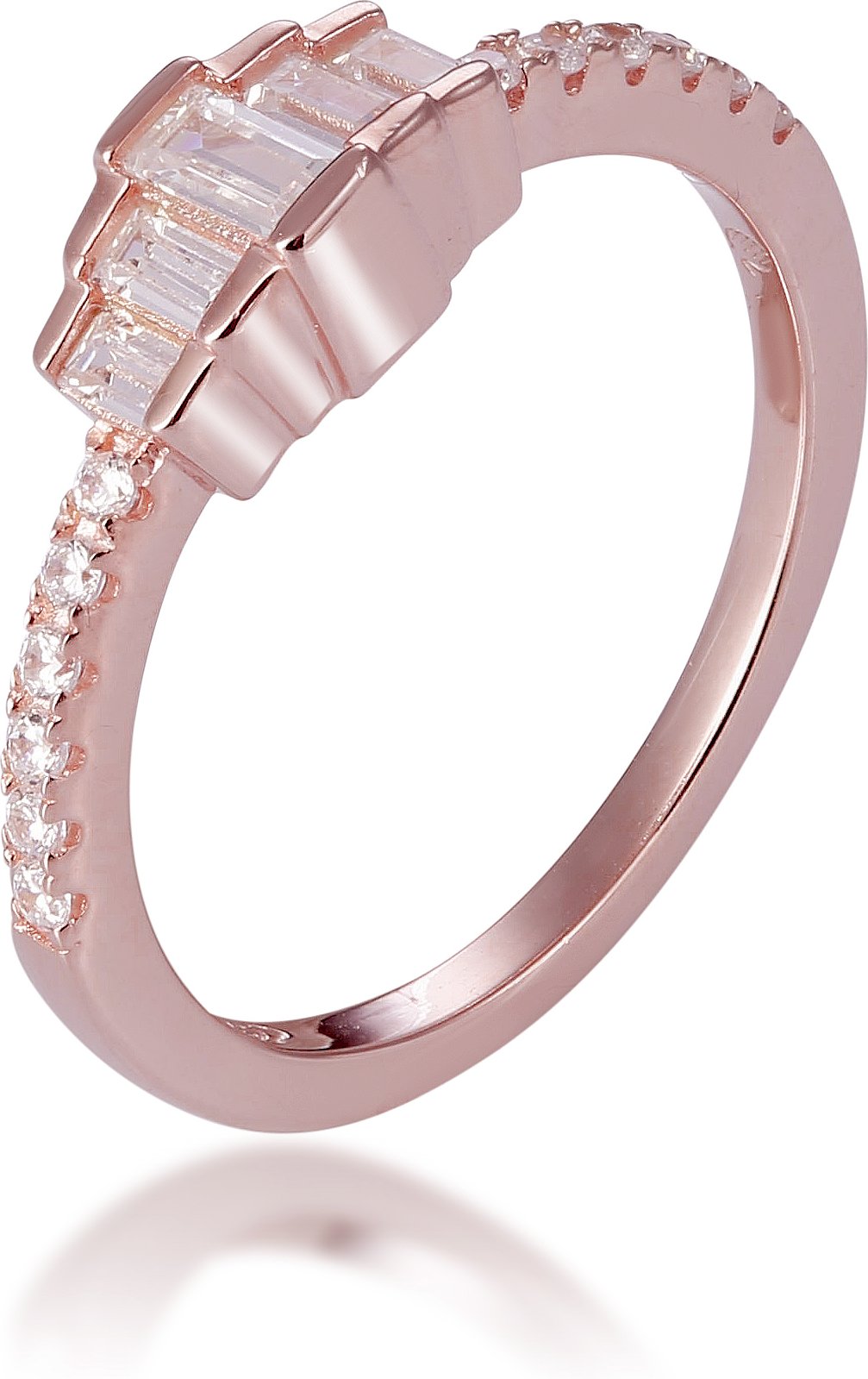 Orphelia Damen-Ring Sterling-Silber 925, Rosé, ZR-7443