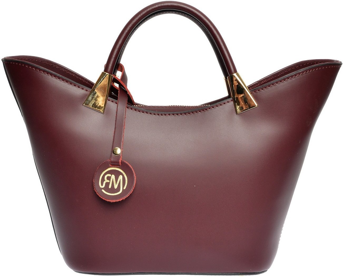 Roberta M Violette Leder Tasche