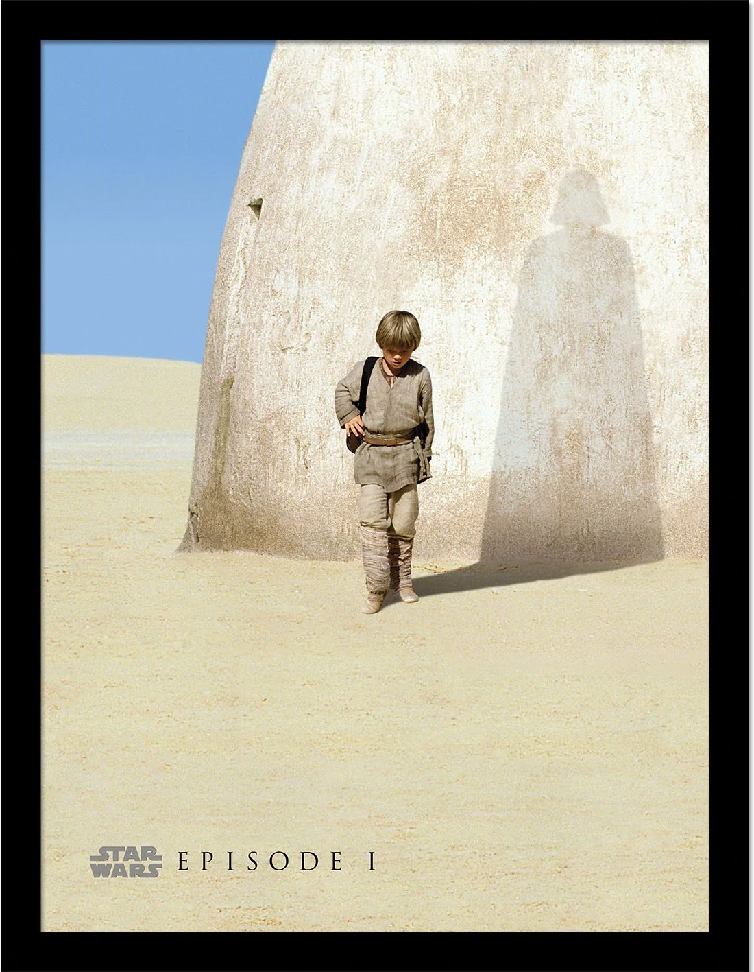 Star Wars - bedruckt "Episode I" (Blau/Cremefarbe/Weiß)