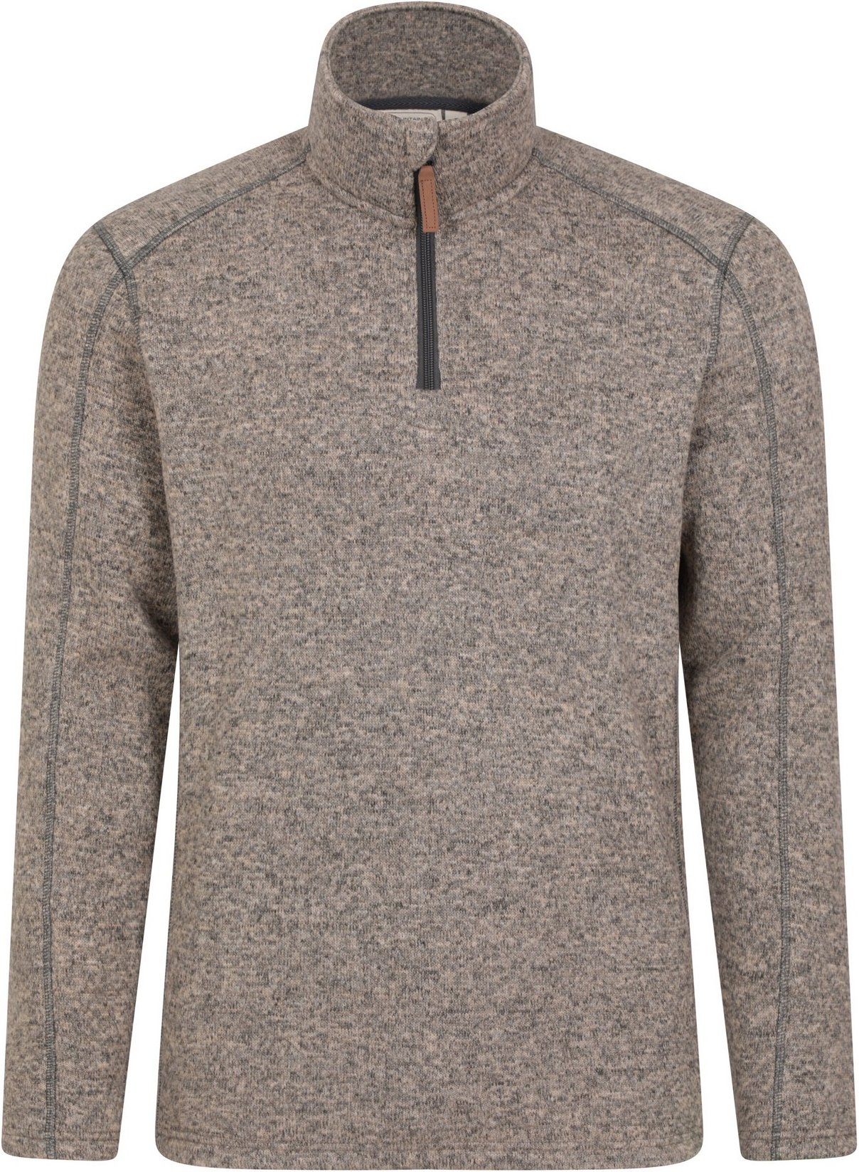 Mountain Warehouse Herren Idris II Half Zip Fleece Top (Beige)