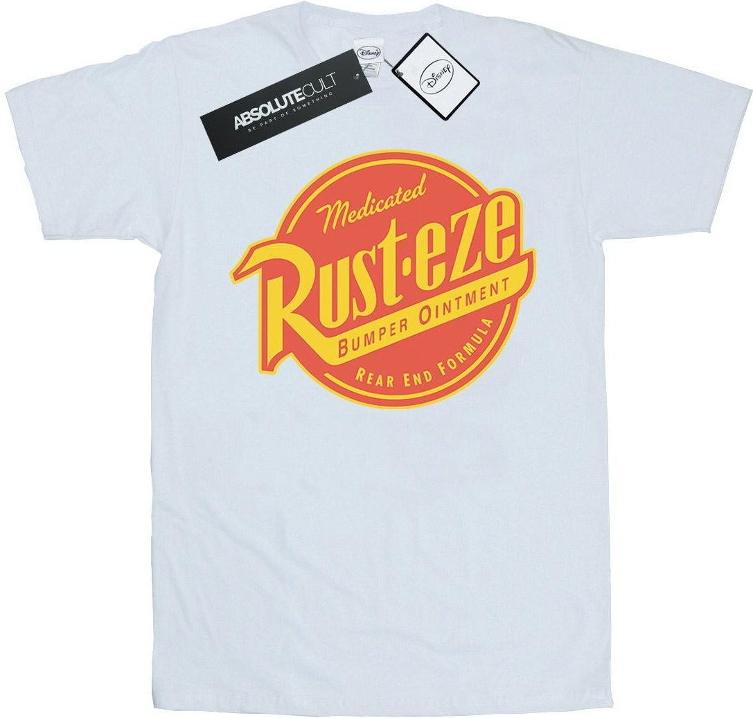 Disney - "Cars Rust-Eze Logo" T-Shirt für Damen (Weiß)
