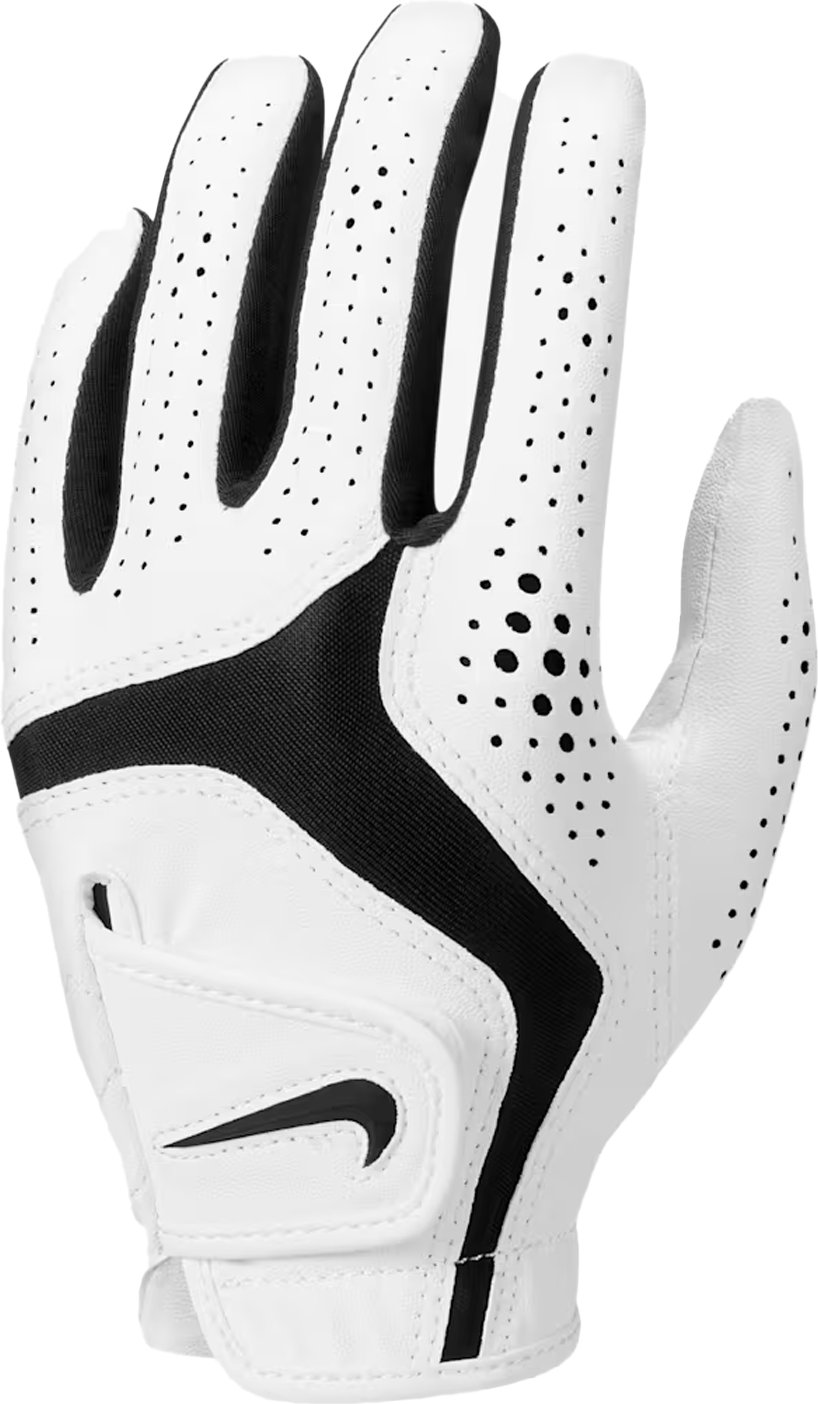 Nike - "Dura Feel X" Golfhandschuh für Damen, PU-Kunststoff, Polyester, Nylon, Spandex (Weiß)