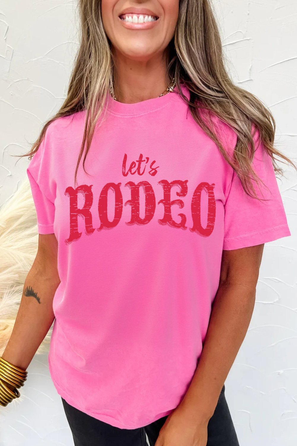Rodeo Grafik T-Shirt