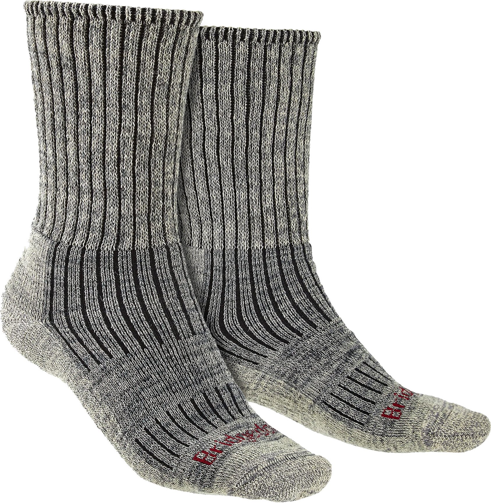 Bridgedale - Herren Wandern Midweight Merinowolle Socken - Stein grau