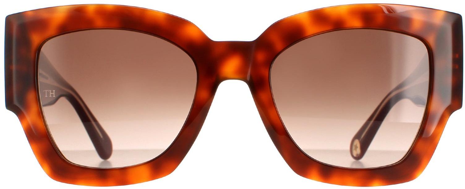Thumbnail - Tommy Hilfiger Square Womens Havanna Honey Brown Gradient TH 1862/S