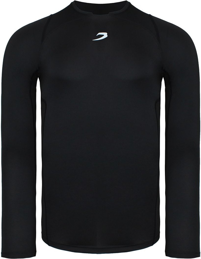 BoxRaw Saddler Herren-Kompressionsoberteil in Schwarz