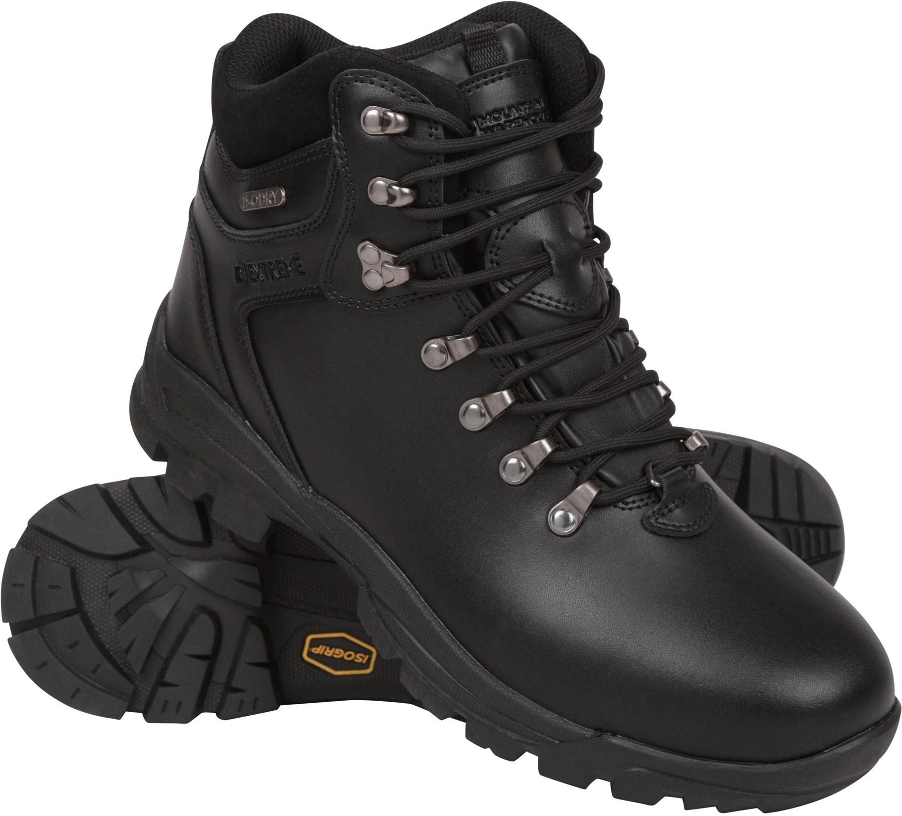 Mountain Warehouse - Herren Wanderstiefel "Latitude II Extreme", Leder (Schwarz)