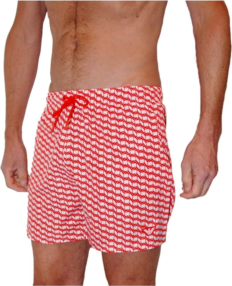 Badeanzug Emporio Armani Herren Allover-Adler