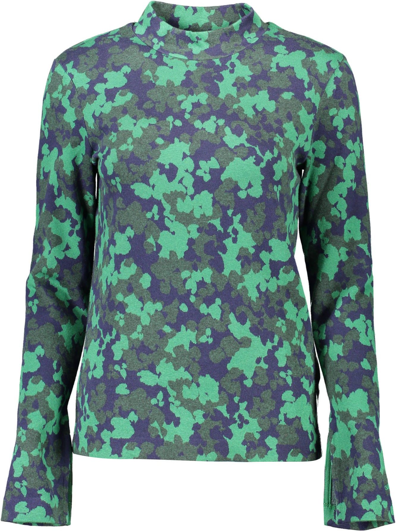 Thumbnail - Blumen-Kragenpullover Ga9006
