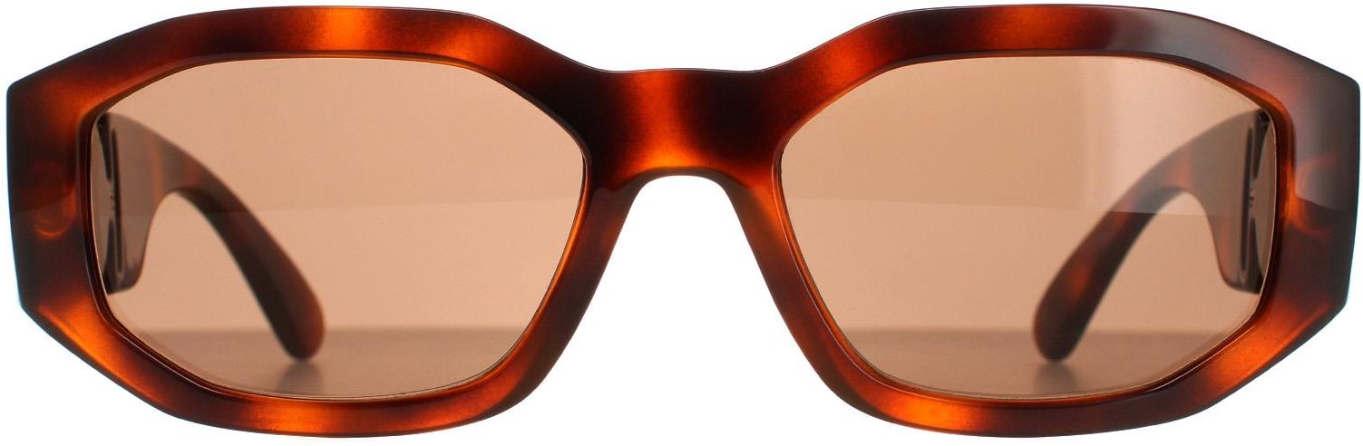 Thumbnail - Versace Rectangle Unisex Havanna Dunkelbraun VE4361 Sonnenbrille