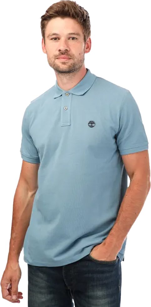 Timberland - Poloshirt für Herren kurzärmlig (Hellblau)