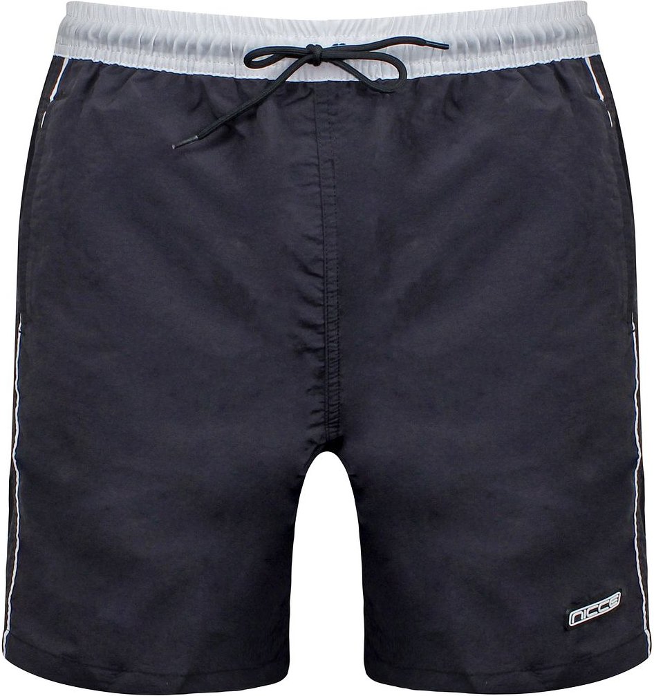 Nicce Ark Mens Black Swim Shorts