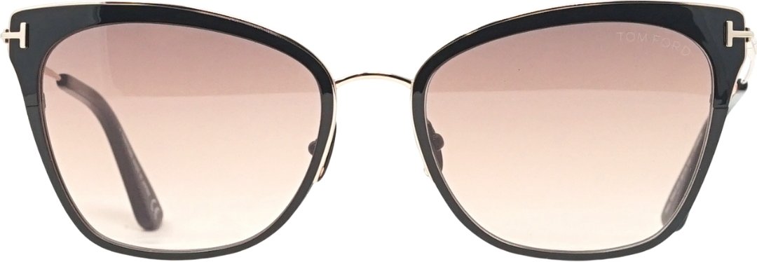 Tom Ford Faryn FT0843 01F Sonnenbrille in glänzendem Roségold
