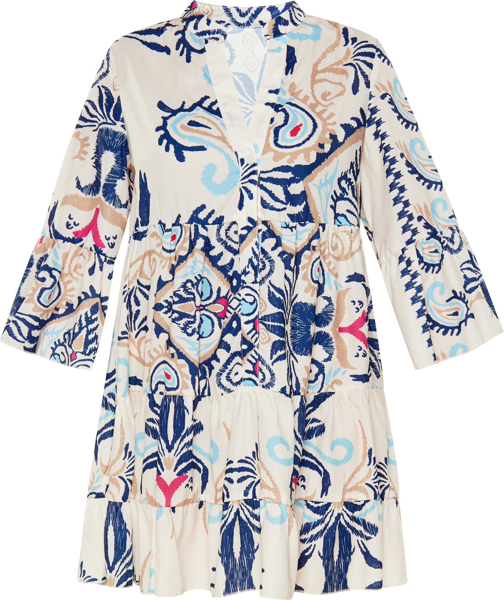 usha Kleid Frauen Offwhite blau