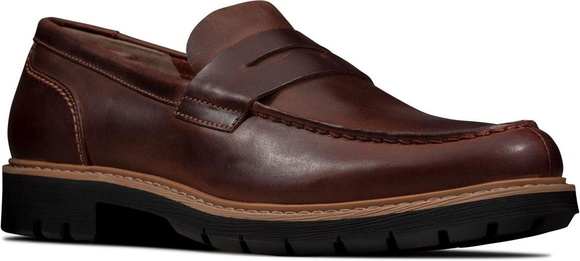Clarks Batcombe Edge Herren braune Schuhe