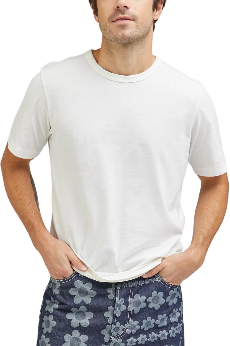 Lee - 101 TEE ECRU WHITE