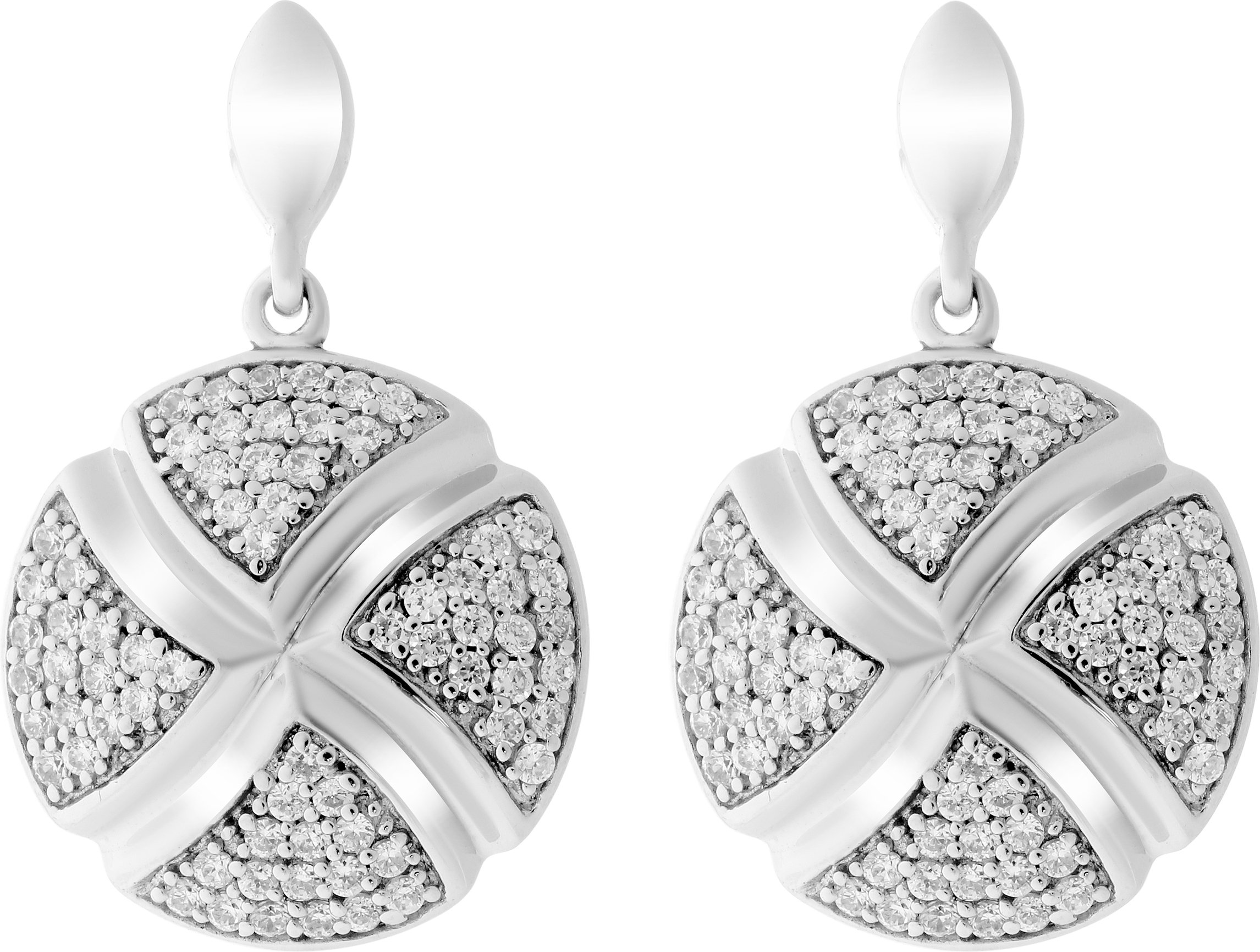 Orphelia Damen-Ohrhänger aus 925er Sterlingsilber – Silber ZO-6043