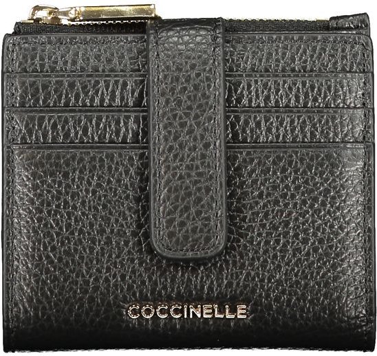 Coccinelle Schwarze Leder Damenbörse