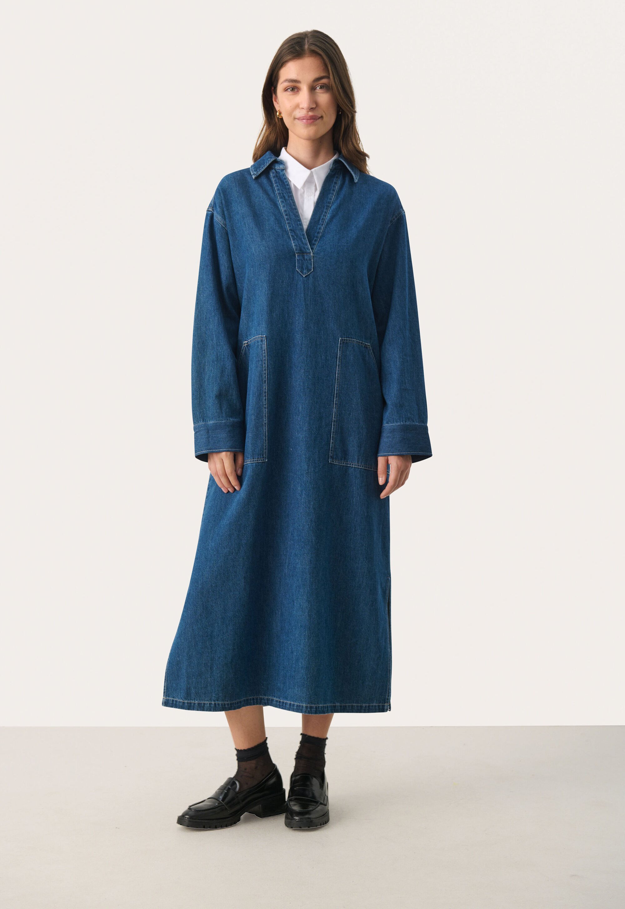 Thumbnail - Denimkleid Baggy fit blue