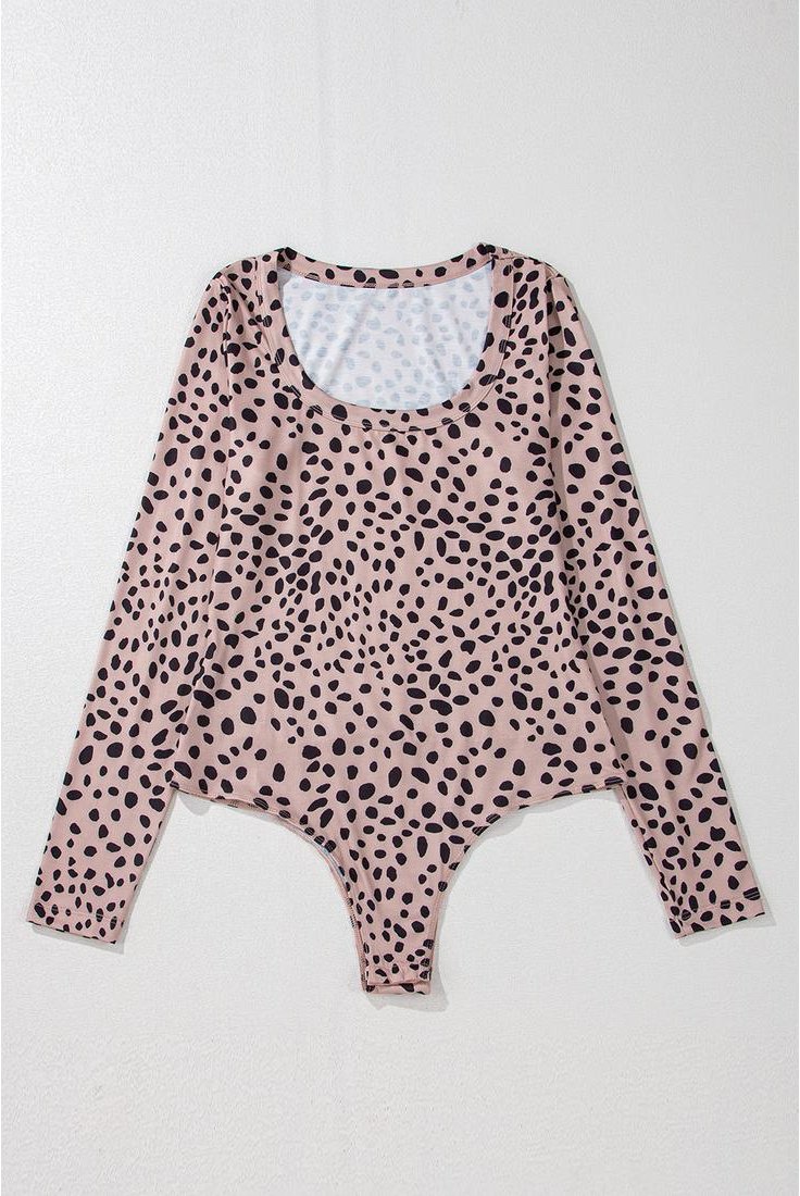 Thumbnail - Azura Exchange Damen Leopardenmuster Langarm-Bodysuit