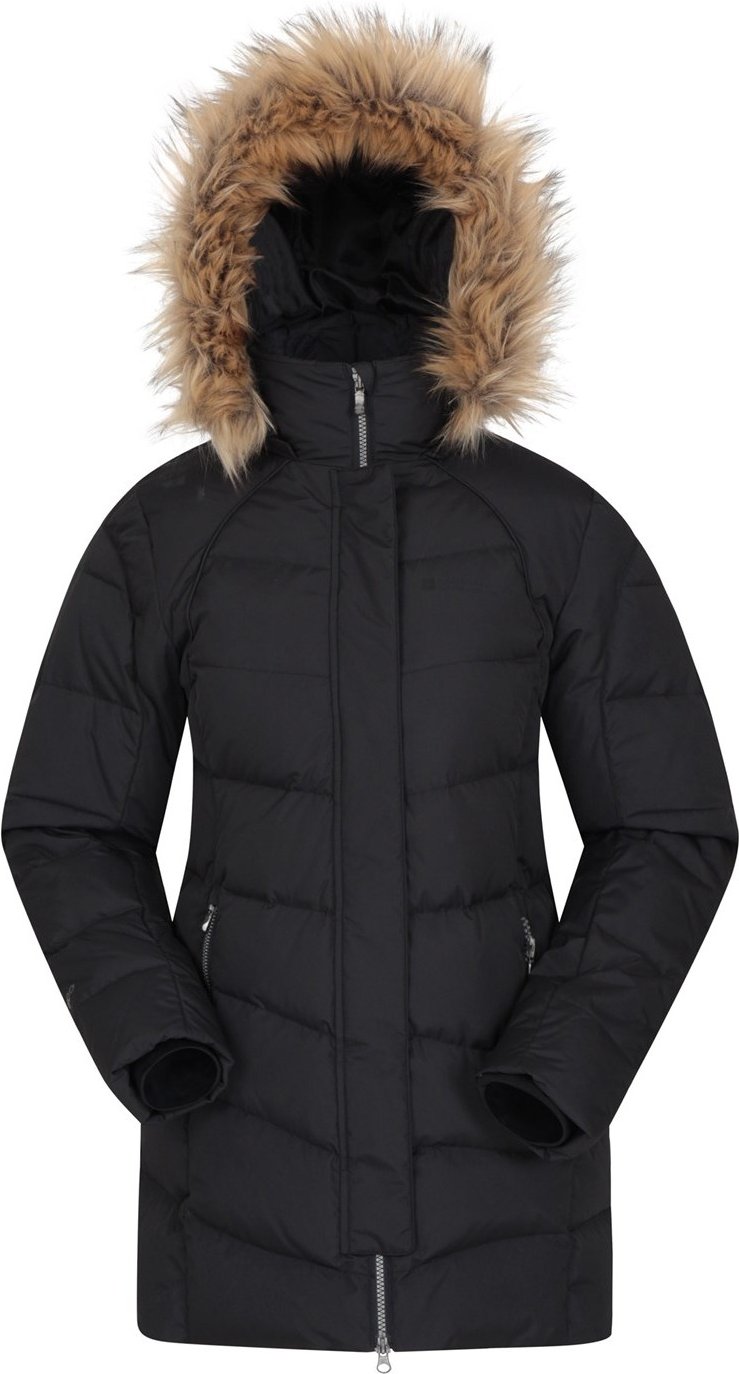 Thumbnail - Mountain Warehouse - "Isla II" Daunenjacke für Damen (Pechschwarz)