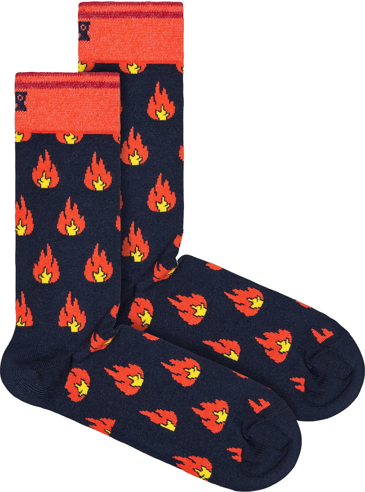 Glückliche Socken - Neuheit Flammen Design Socken | Großes Geschenk - Flammen