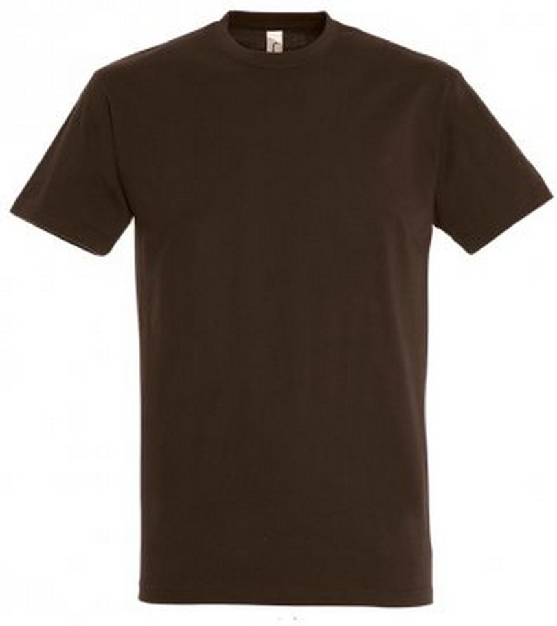 Thumbnail - SOLS Mens Imperial Heavyweight Short Sleeve T-Shirt (Schokolade)