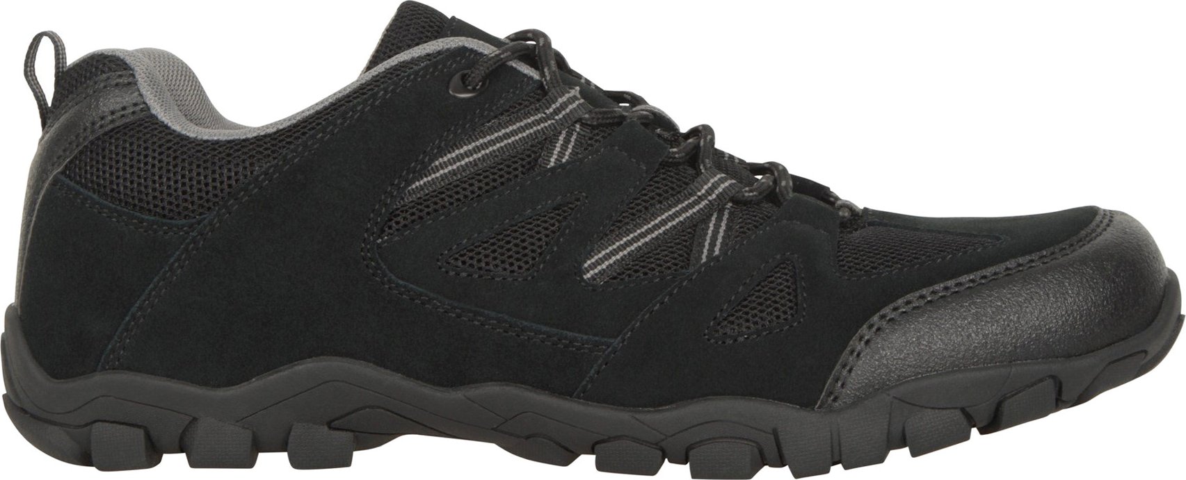 Mountain Warehouse - Herren Wanderschuhe "Outdoor III", Wildleder (Schwarz)