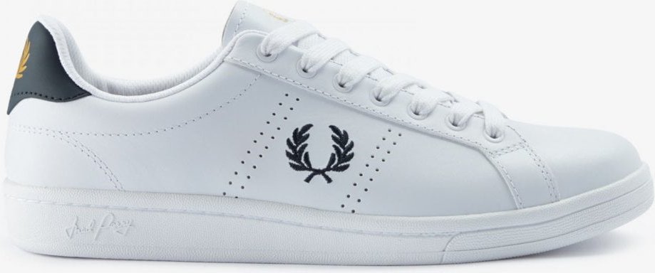 Fred Perry Cupsole Leder Herren Weiße Sneakers