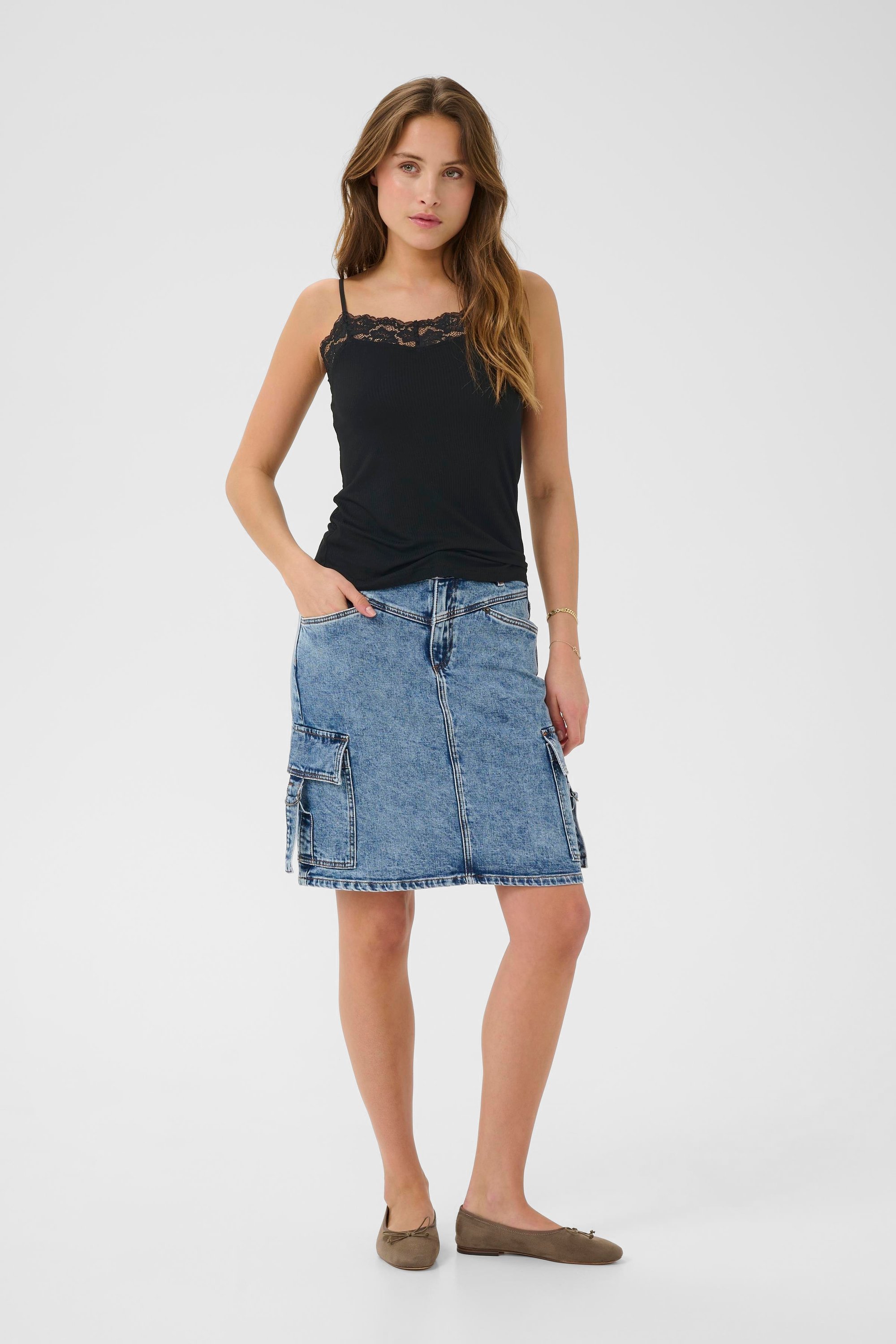 Jerseytop KAomi Slim fit black