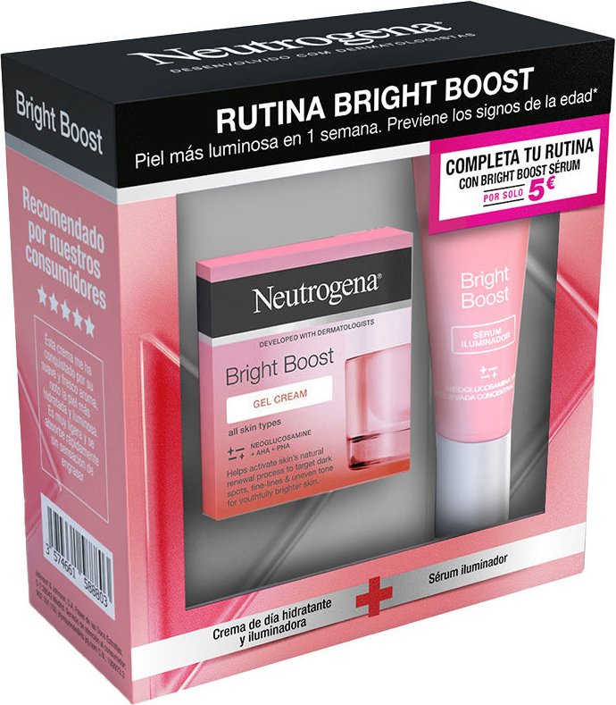 Bright Boost Routine Creme Gel & Serum Lot 2 Stk 2 pz