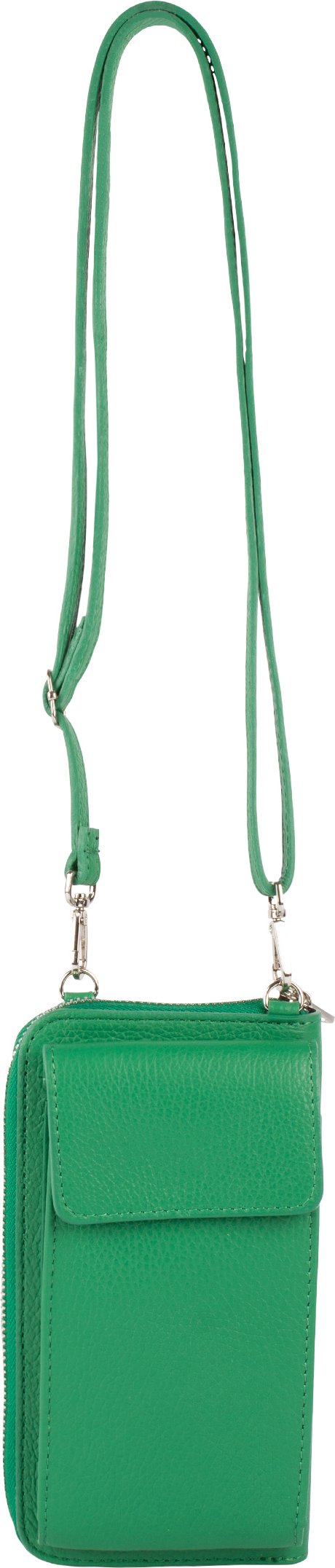 FELIPA Brief- und Handytasche aus Leder Damen grün