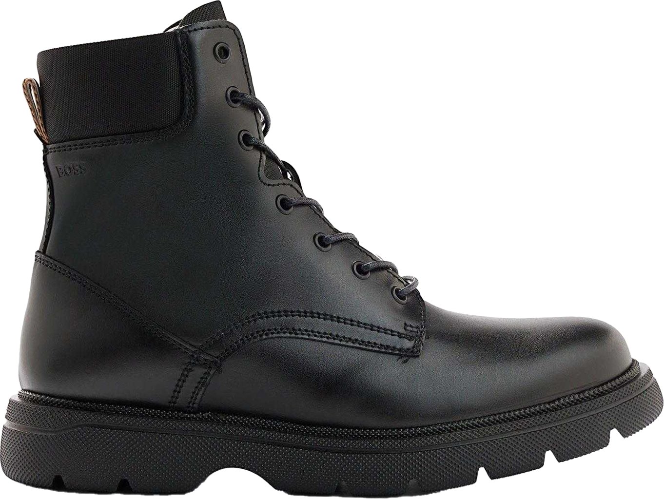 Hugo Boss - Herren Stiefeletten "Jacob", Leder (Schwarz)