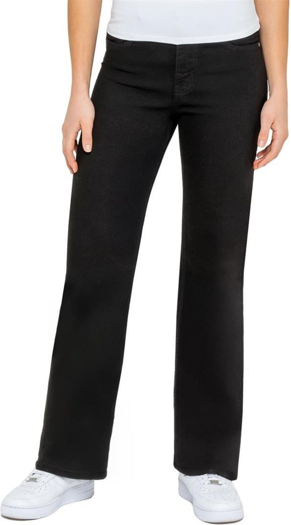Enzo | Womens Wide Leg Jeans