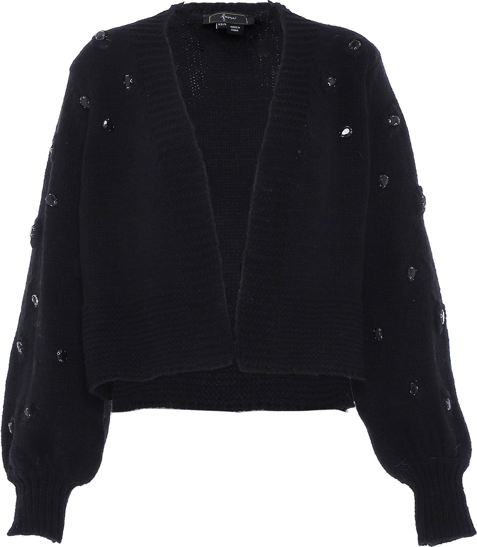 Faina Strasssteine Damen schwarz