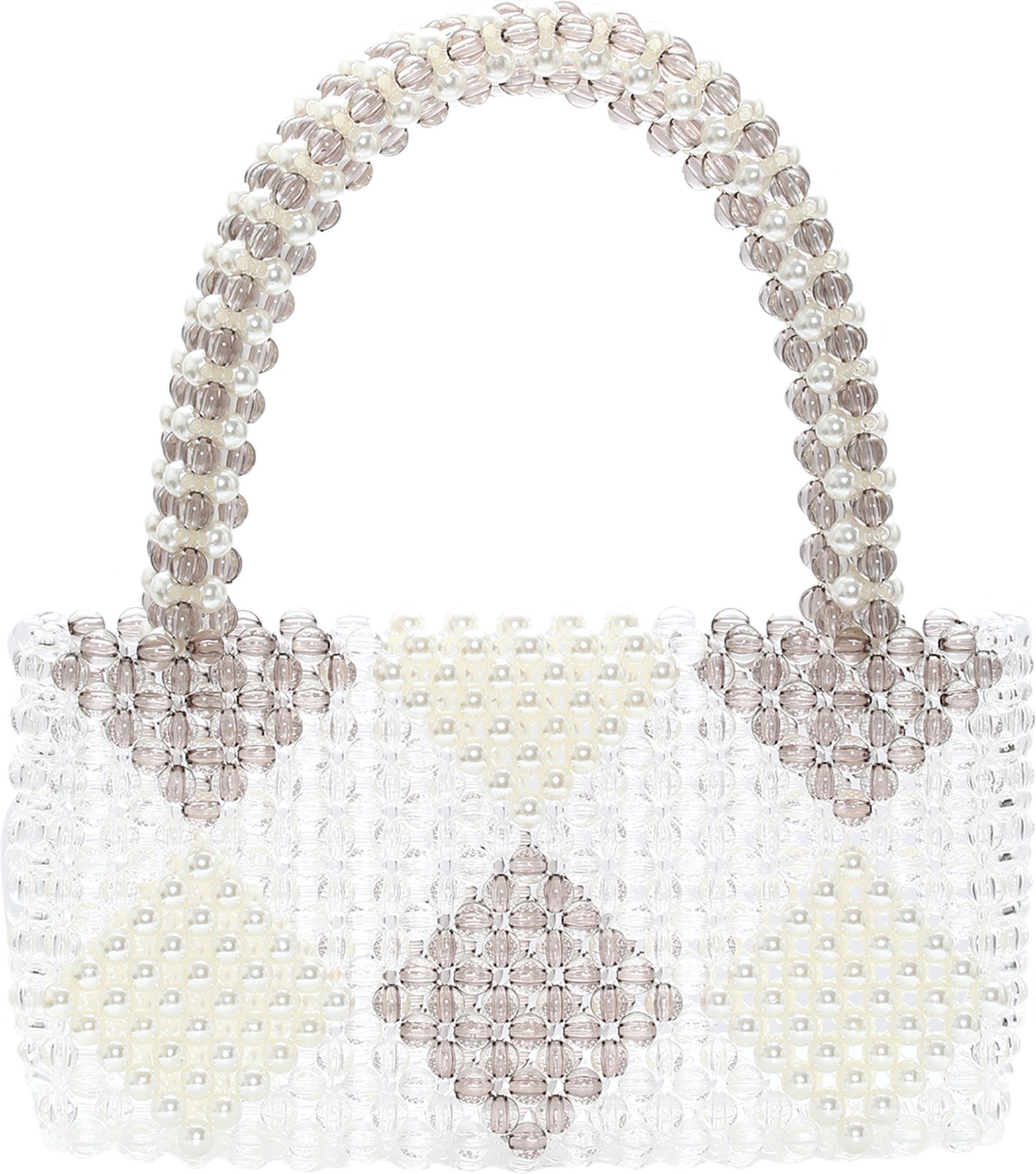 Mymo Handtasche Frauen Wollweiß Mehrfarbig