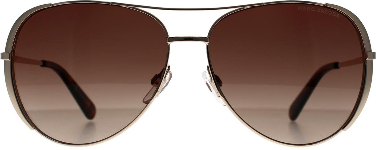 Marc Jacobs MARC 686/S 06J HA gold havanna braun Sonnenbrille mit Farbverlauf