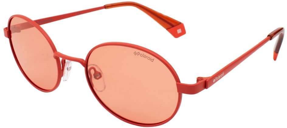 Polaroid Orange Metallsonnenbrille