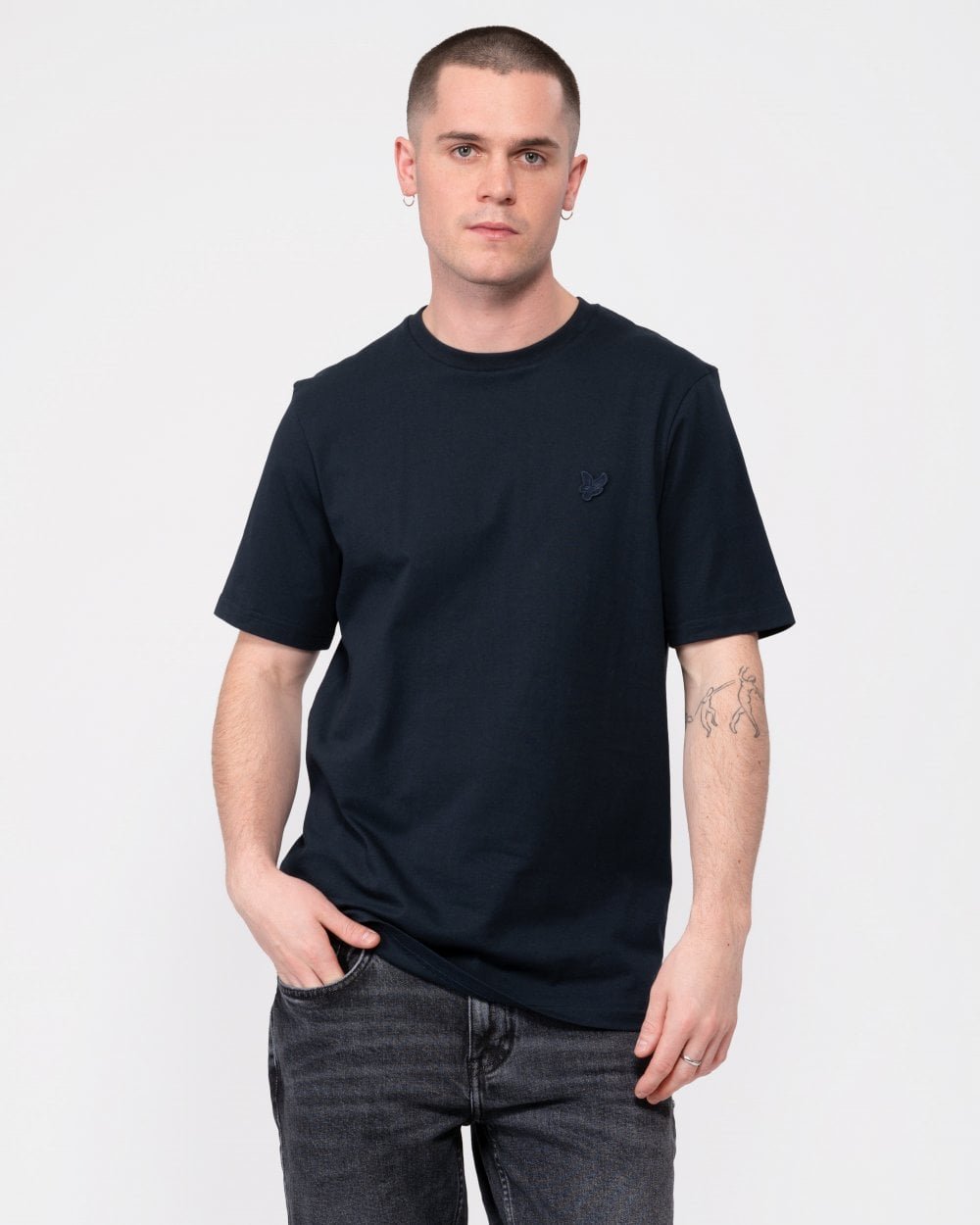 Lyle & Scott Tonal Eagle Dark Navy T-Shirt