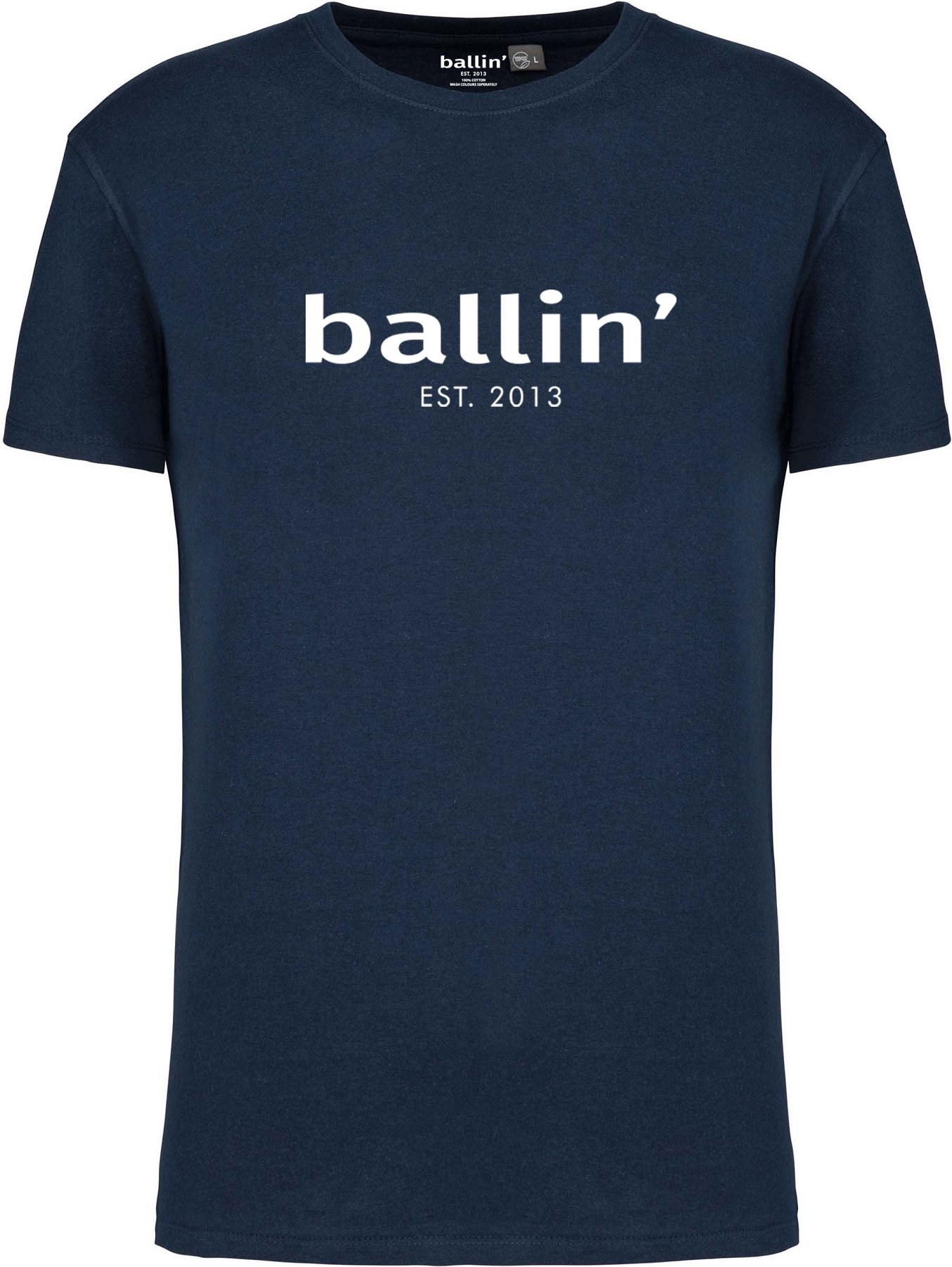 Regular Fit Shirt von Ballin Est. 2013 in der farbe Blau und in größe XL.