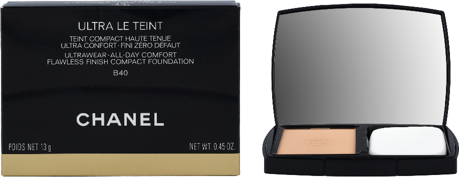 Chanel Ultra Le Teint Flawless Finish Compact Foundation.