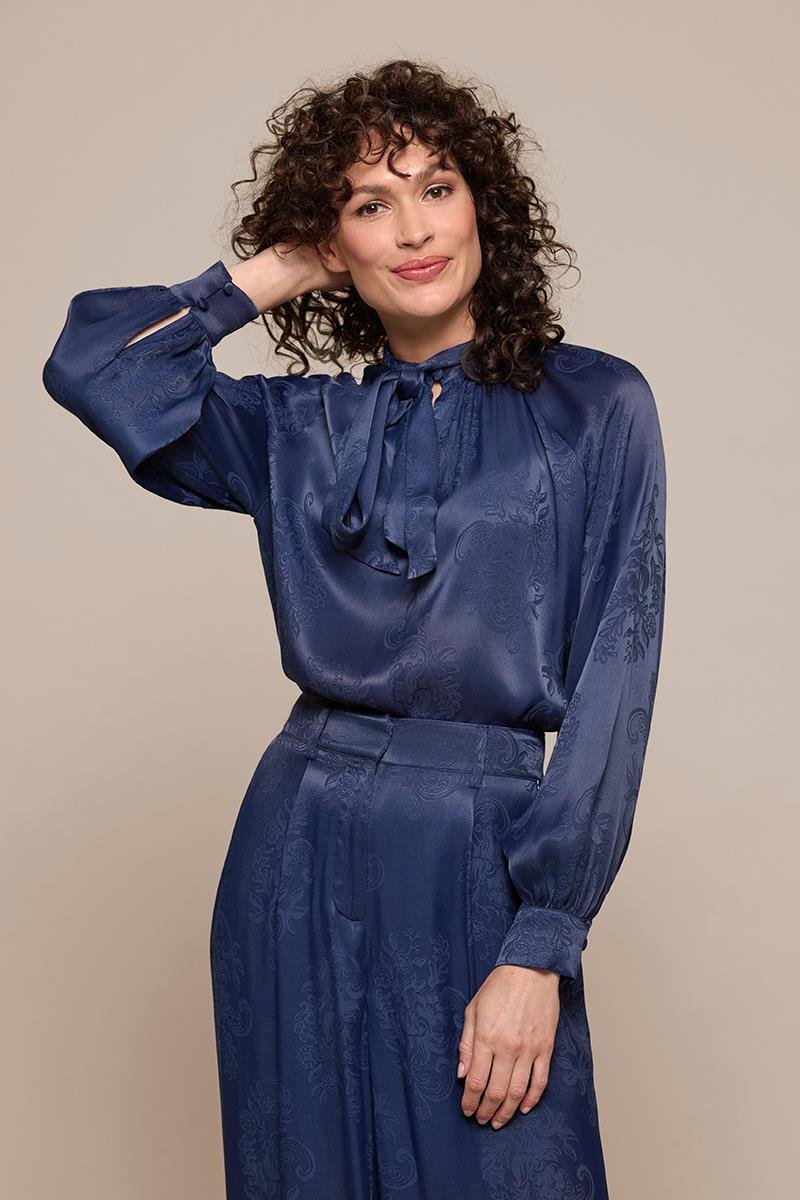 Bension Bluse Marineblau