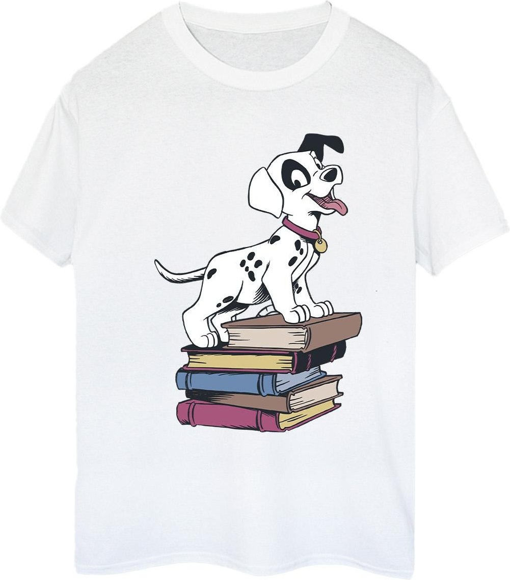 Disney - "101 Dalmatians Books" T-Shirt für Damen (Weiß)