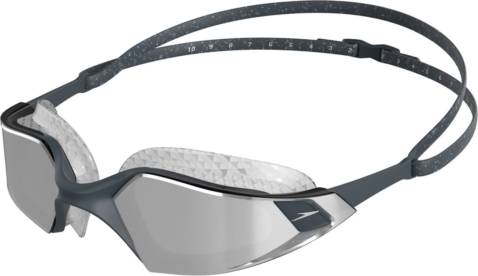 Speedo - "Aquapulse Pro" Schwimmbrille Spiegel für Herren/Damen Unisex (Grau/Silber)