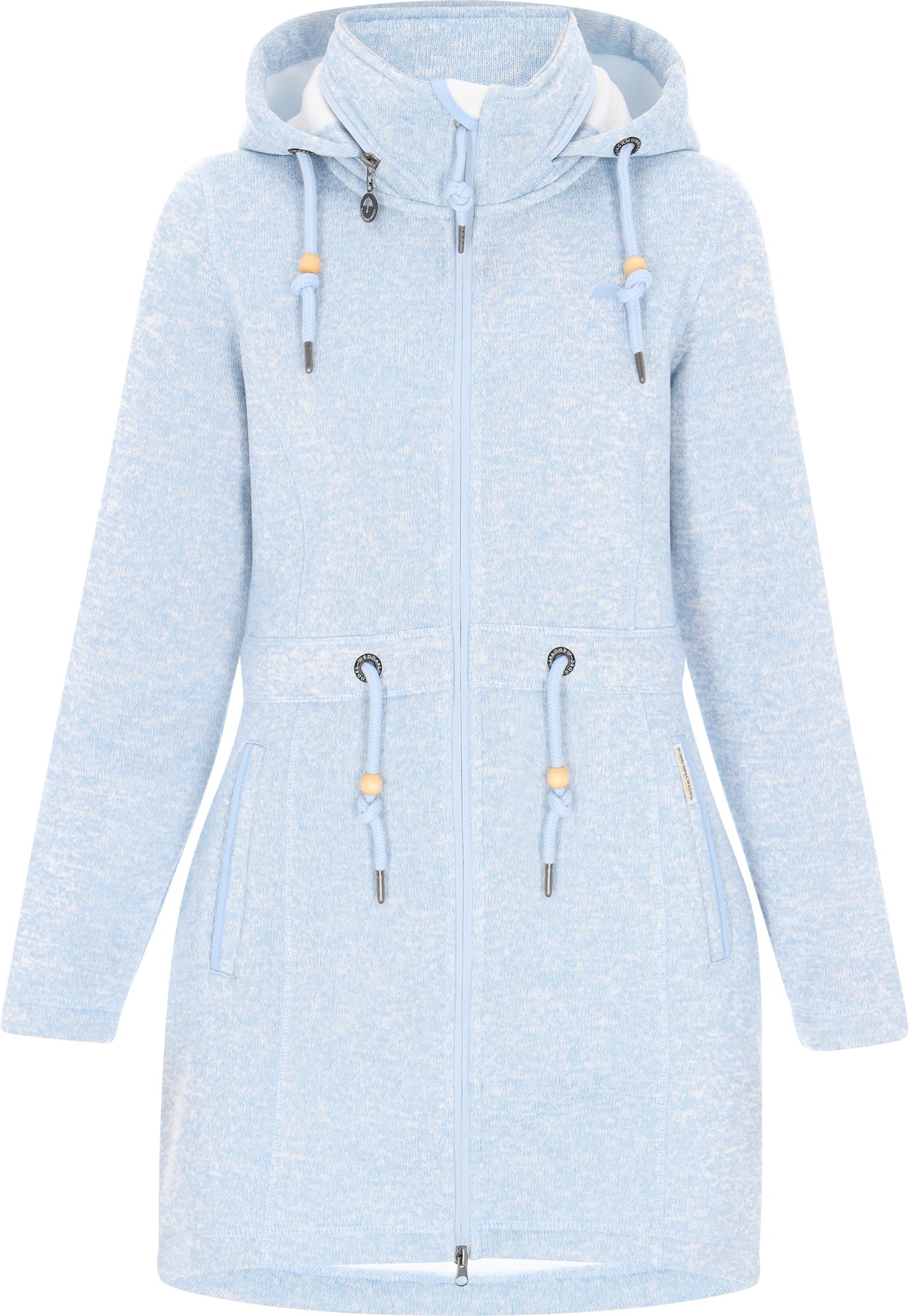 Schmuddelwedda Jacke Frauen hellblau meliert
