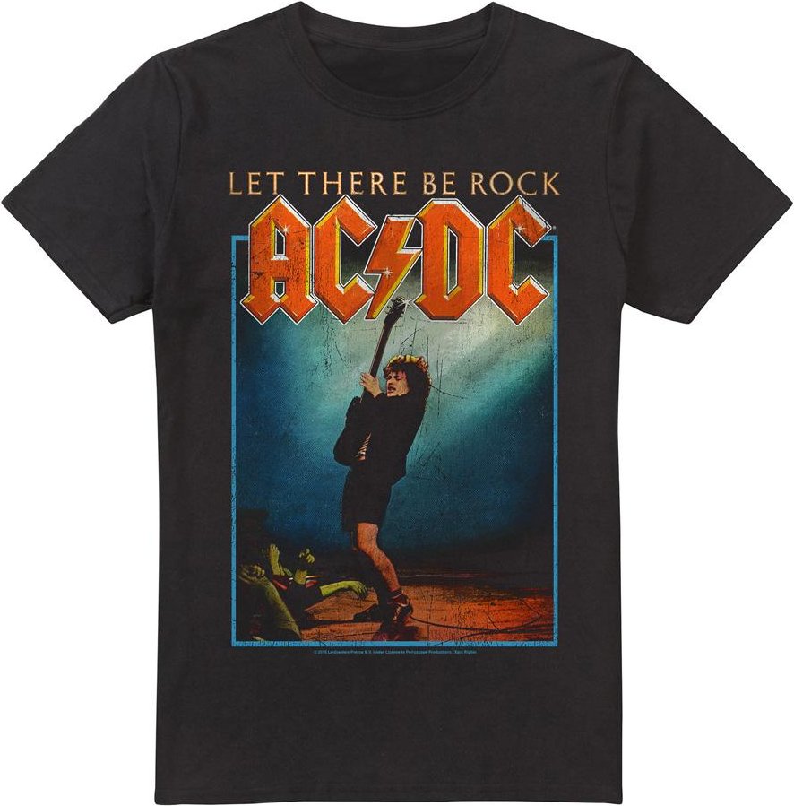 AC/DC - "Let There Be Rock" T-Shirt für Herren (Schwarz)