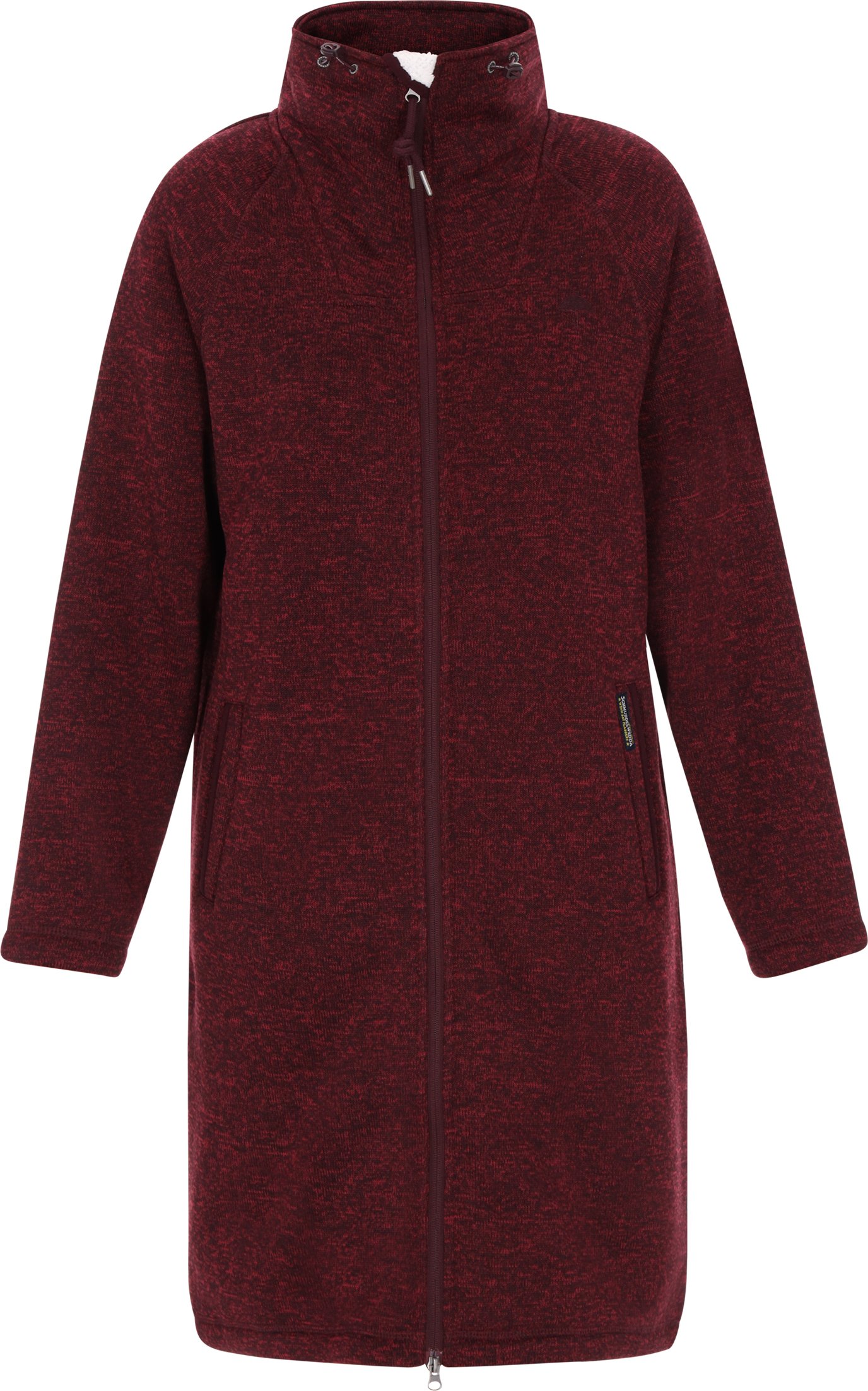 Thumbnail - Schmuddelwedda Jacke Frauen Burgunder Melange