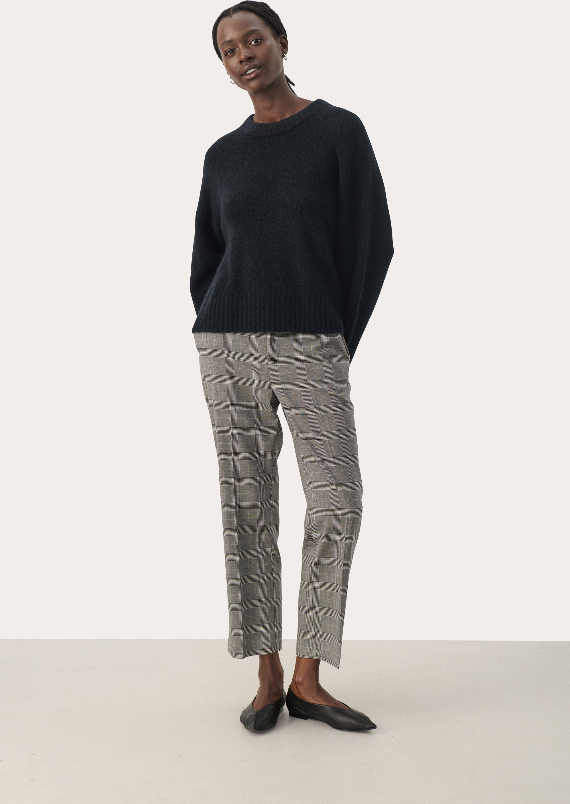 Thumbnail - Strickpullover Gerade Passform navy
